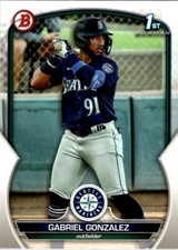 2023 Bowman Baseball 1st Paper Gabriel Gonzalez - Seattle Mariners #BP-133