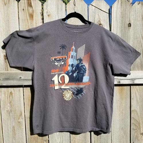 Disney Cast Exclusive "CARS LAND" Opening Day T Shirt Men’s XL 2012 Disneyland - Picture 2 of 7