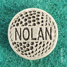 Personalized Metal Golf Ball Marker for Nolan