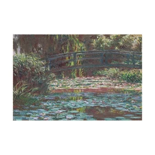 Claude Monet-Pond · Water lily Hand-painted Oil Painting Wall Art