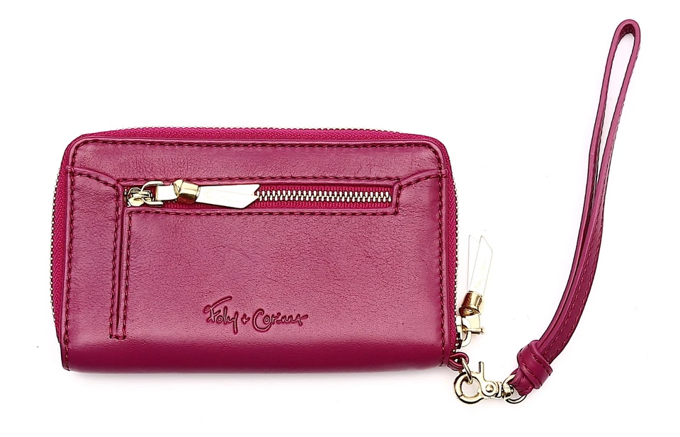 Muñequera de cuero para mujer Foley + Corinna Magenta L95722 City Chatter Foto 2 de 2