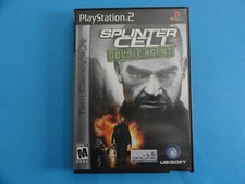 PS2 SPLINTER CELL DOUBLE AGENT - ORIGINAL COVER ART IN BLOCKBUSTER VIDEO CASE