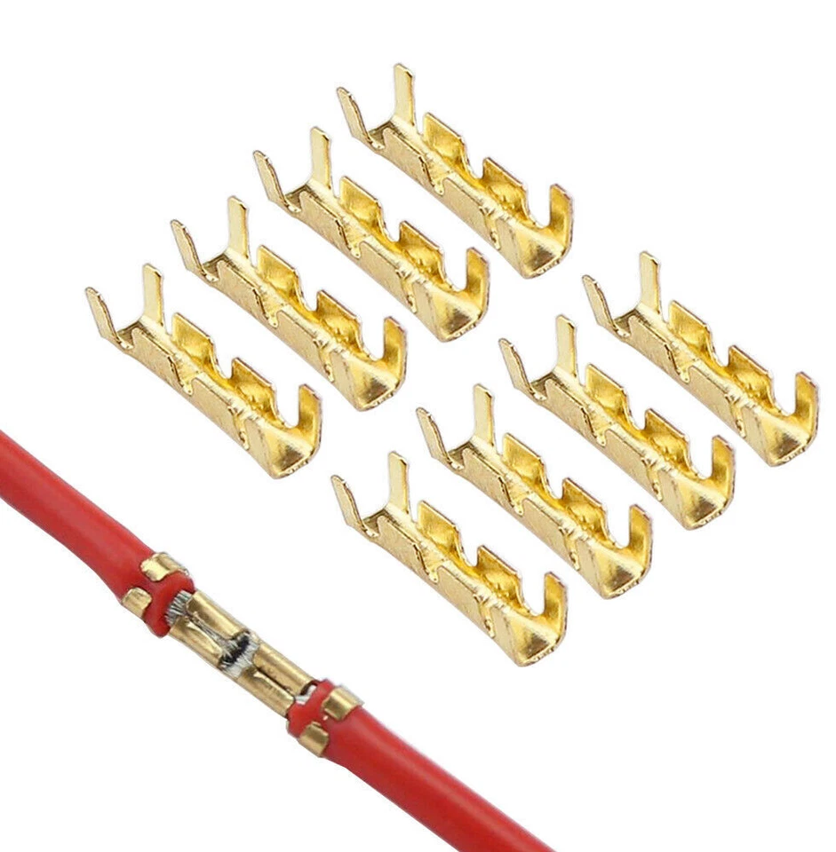 200pcs U-shaped Butt Connector Quick Splice Wire Crimp Terminals Kit 0.5-1.5mm² - Image 4 of 4