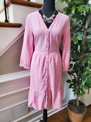 knee length dresses for ladies Women's Rouge Sheath Extended Flap Cotton Maxi Dress S/M/L/Customize Icy Pink Mean Blvd Icy Pink / Customize main image 1