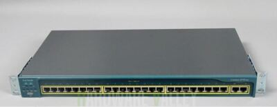 CISCO WS-C2950T-24 24-Port 10/1002-Port Fixed 10/100/1000BASE-T Switch