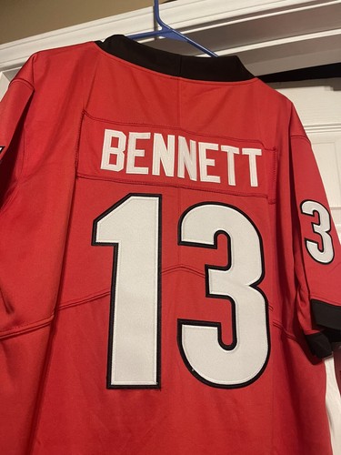 NCAA Georgia Bulldogs #13 BENNETT LARGE football jersey. FREE SHIPPING - Picture 2 of 3