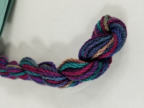 Watercolours by Caron Thread Nefertiti 10 yards Cotton Purple Blue - Picture 3 of 9