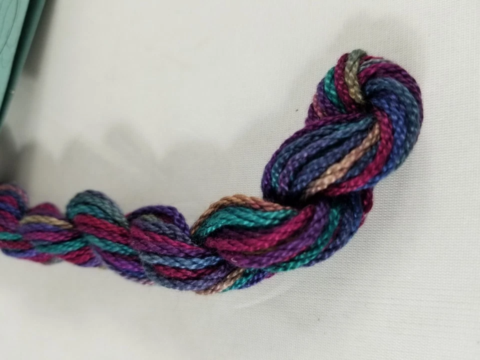 Watercolours by Caron Thread Nefertiti 10 yards Cotton Purple Blue - Image 3 of 4