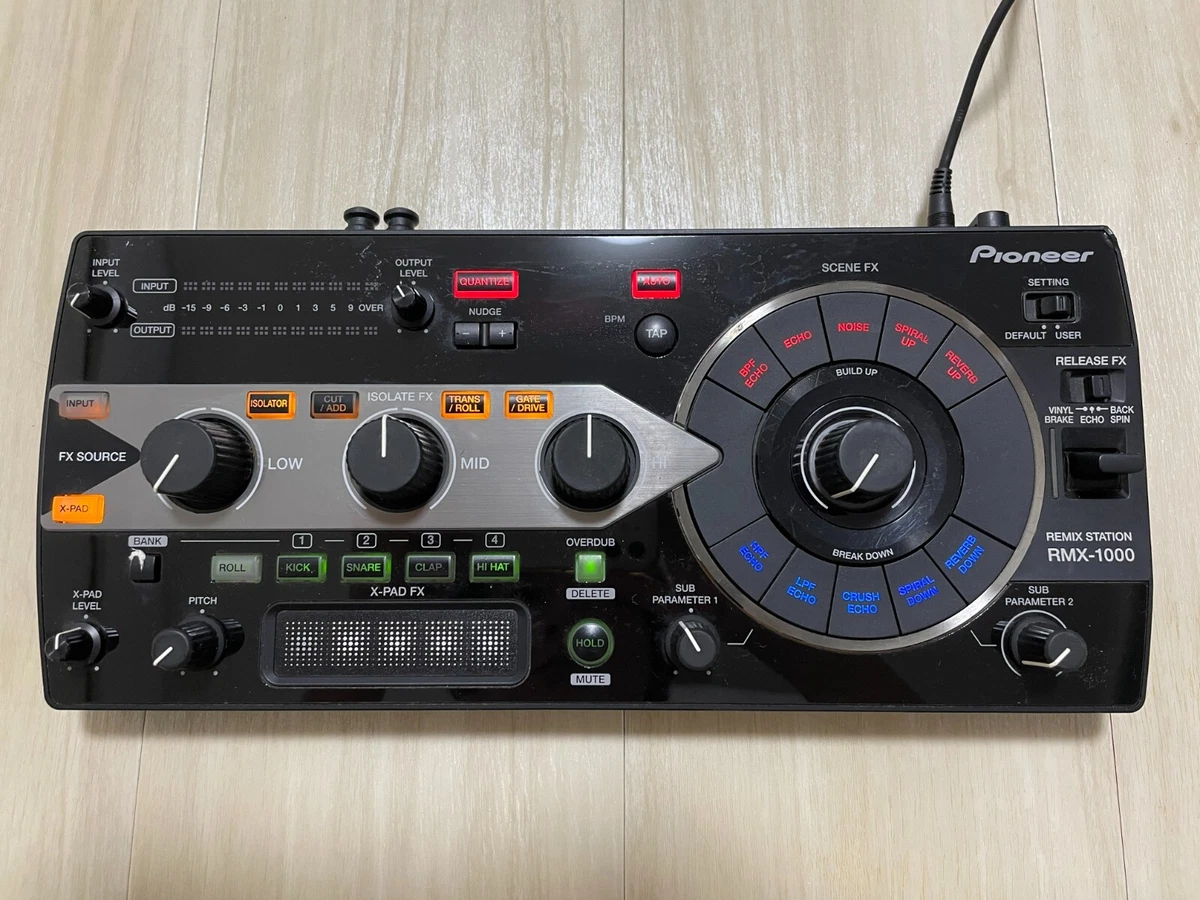 Pioneer RMX-1000 DJ Remix Station Effector Black Used with Power