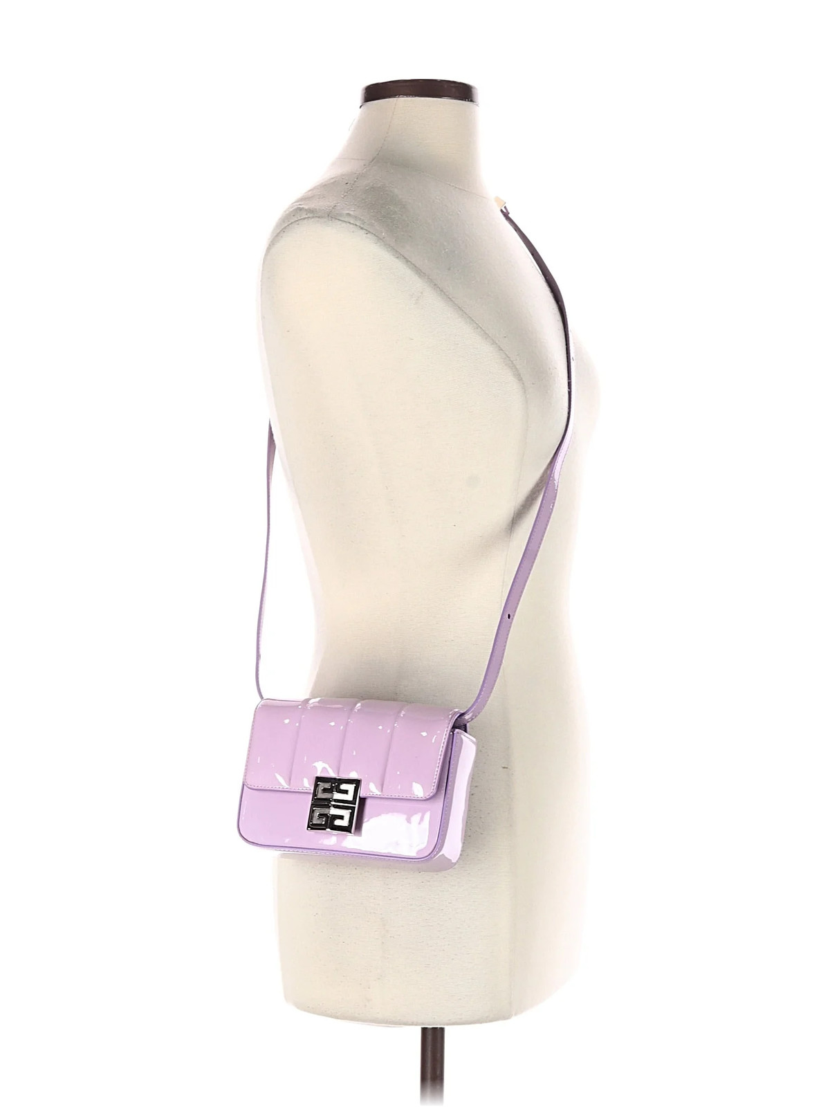 Givenchy Women Purple Leather Crossbody Bag One Size thumbnail 2