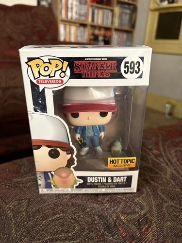 Funko Pop Stranger Things Dustin And Dart 593 2017 Vaulted Hot Topic Exclusive
