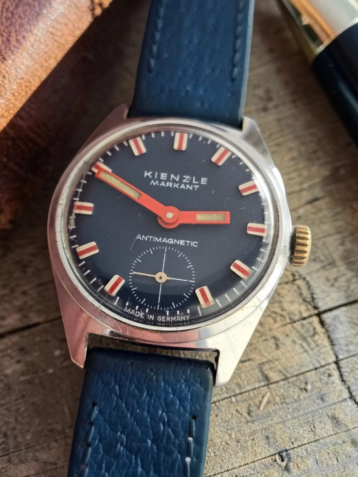 Vintage Uhr Kienzle Markant Antimagnetic  Mechanic Retro Uhr Germany  Original  - Bild 3 von 4