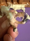 Vintage Mix of Cow related miniatures. Calf front legs broken Owl Hagen Renaker — photo 8