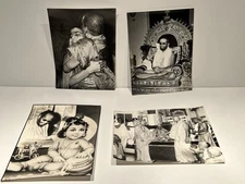 RARE 1970’s 4 Picture Siddha Yoga Baba MUKTANANDA GURU GANESHPURI SYDA FOUNDER