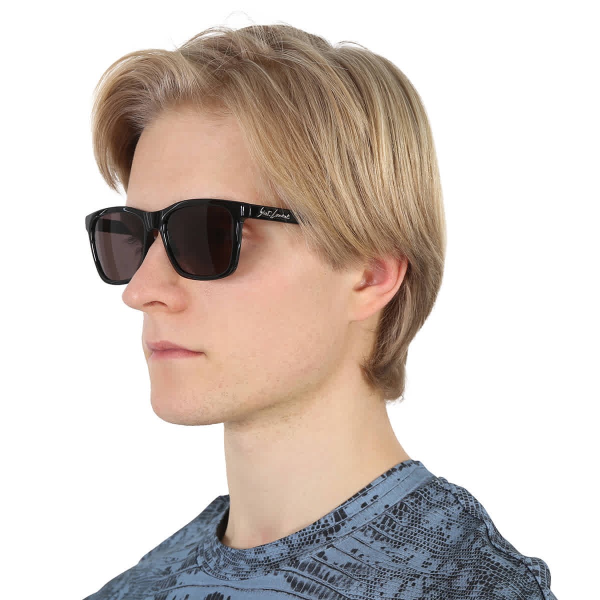 Occhiali da sole uomo Saint Laurent quadrati neri SL 318 001 56 SL 318 001 56