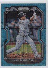 2021 Panini Prizm Tier II Teal Wave Prizm Nick Madrigal #106 0o1