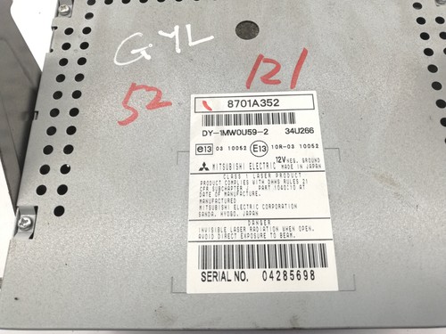 MITSUBISHI ASX GAW 8701A352 Musik-Player ohne GPS 1.80 Diesel 85kw 28830591 - Bild 4 von 4