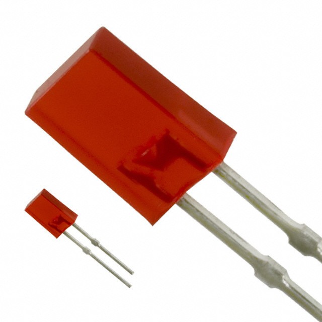 QTY (200) LN842RP PANASONIC ORANGE/ RED DIFFUSED RECTANGULAR 5x2mm