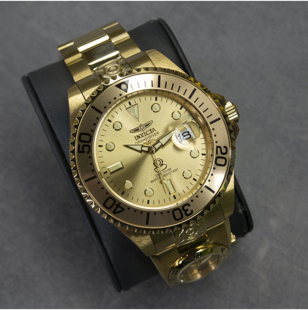 Invicta Grand Diver Automatic Dual Time Men's 47mm Stainless Watch