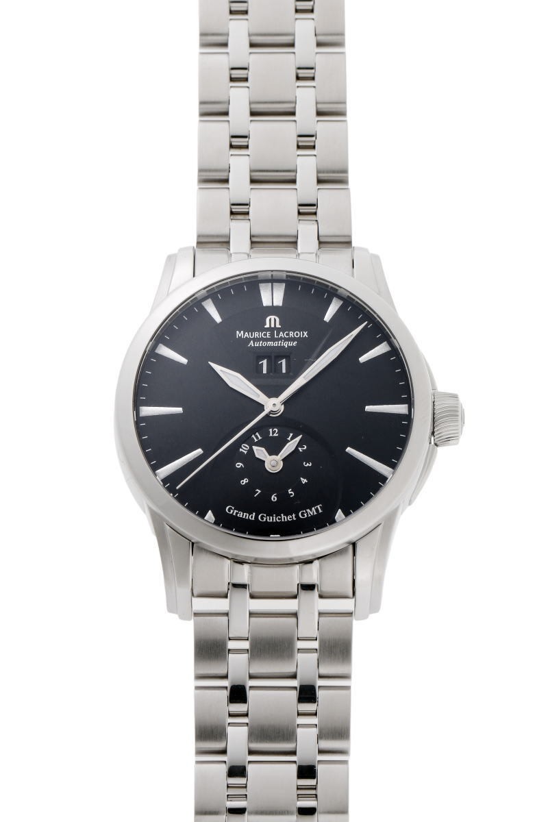 Maurice Lacroix Pontos Grand Guilloche GMT Automatic SS Men's Watch PT6098 image 2