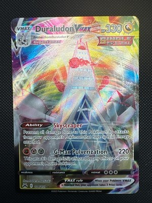 Duraludon VMAX 104/159 Holo VMAX Rare Crown Zenith Pokemon Near Mint