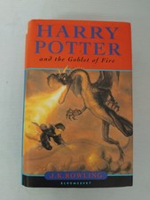 Harry Potter Goblet of Fire Hardback First Edition 1st Print JK Rowling
