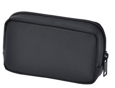 MUJI nylon compact pouch black 9  14  3.5cm from Japan