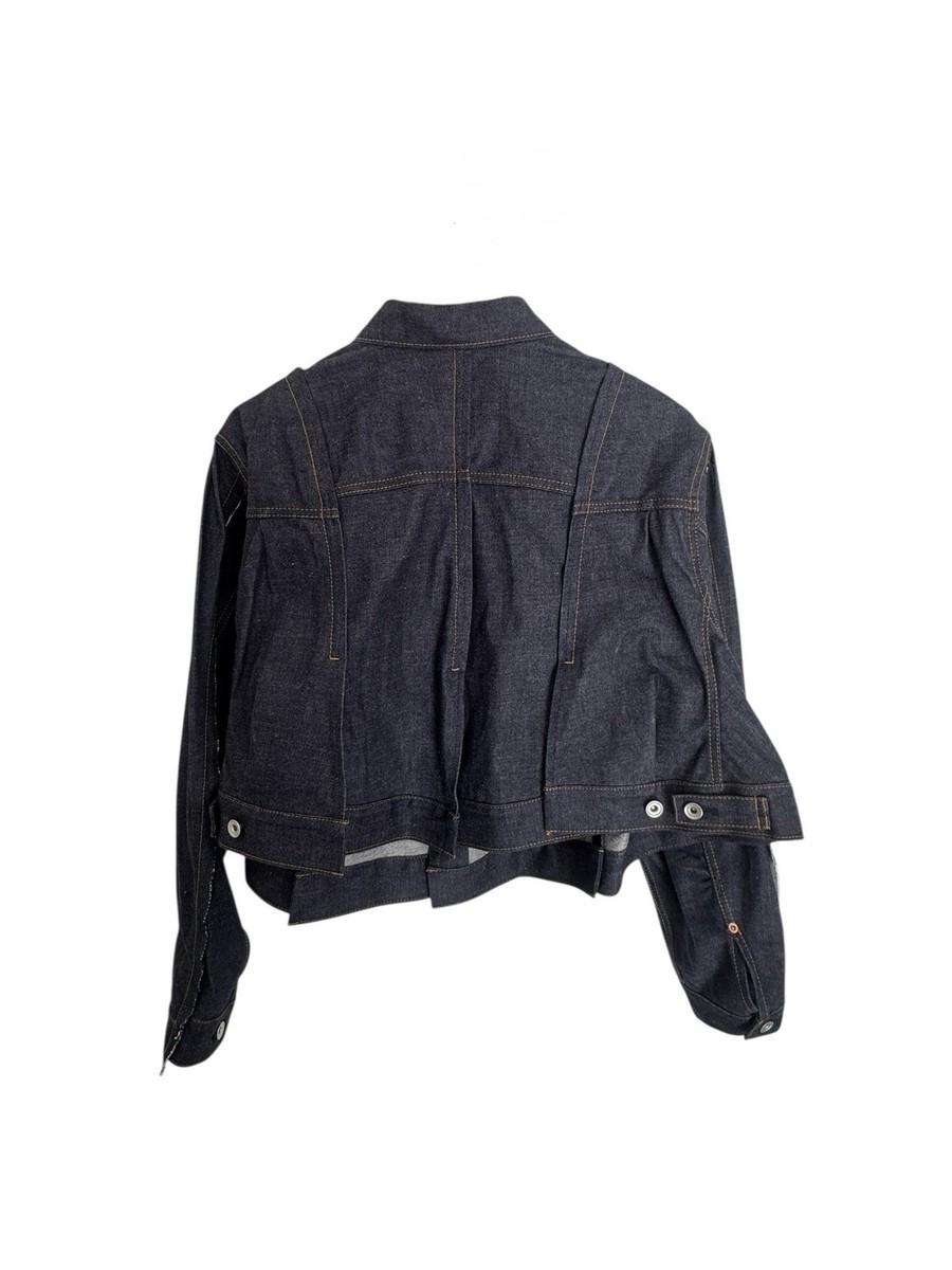 Sacai Indigo Denim Jacket New With Tags | eBay