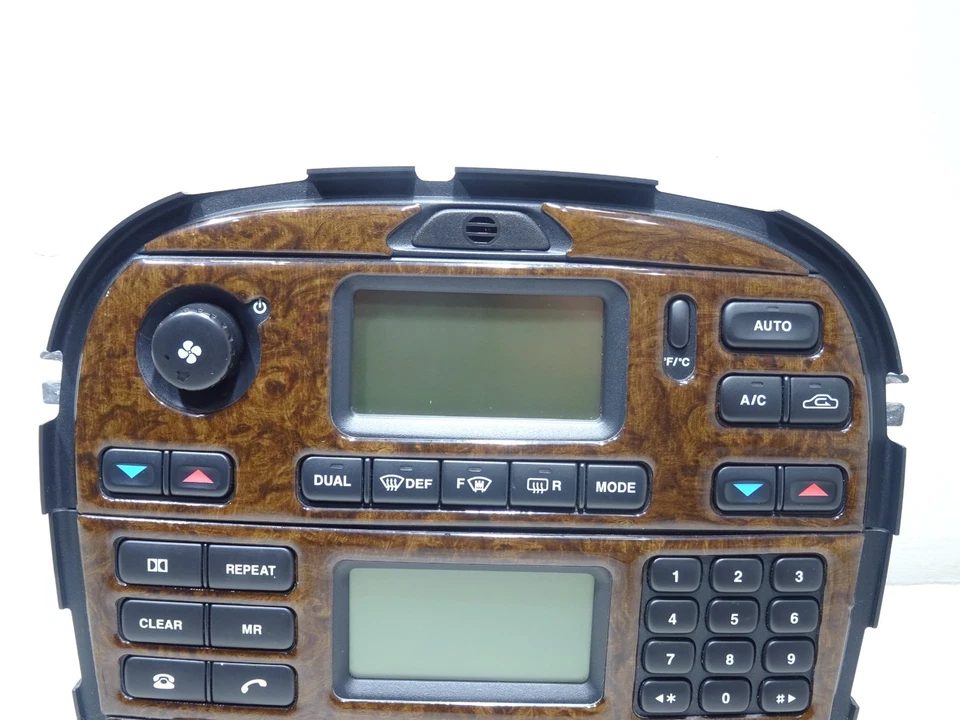 JAGUAR S-TYPE STEREO RADIO CD PLAYER HEAD UNIT & AC CONTROL PANEL 2R83-18K876-AC - Image 2 of 4