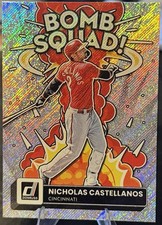 CIN Reds 2022 Panini Donruss Bomb Squad Nick Castellanos #BS-10 Rapture
