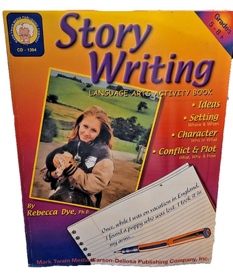 Story Writing Language Arts, Activity Book ￼Grades 5 - 8+ Mark Twain Publication