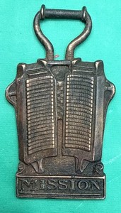 Vintage MISSION PISTON & ROD CO. Emblem Watch Fob
