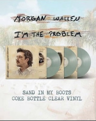 Morgan Wallen I'm The Problem Coke Bottle Clear Vinyl Festival Exclusive 3LP NEW