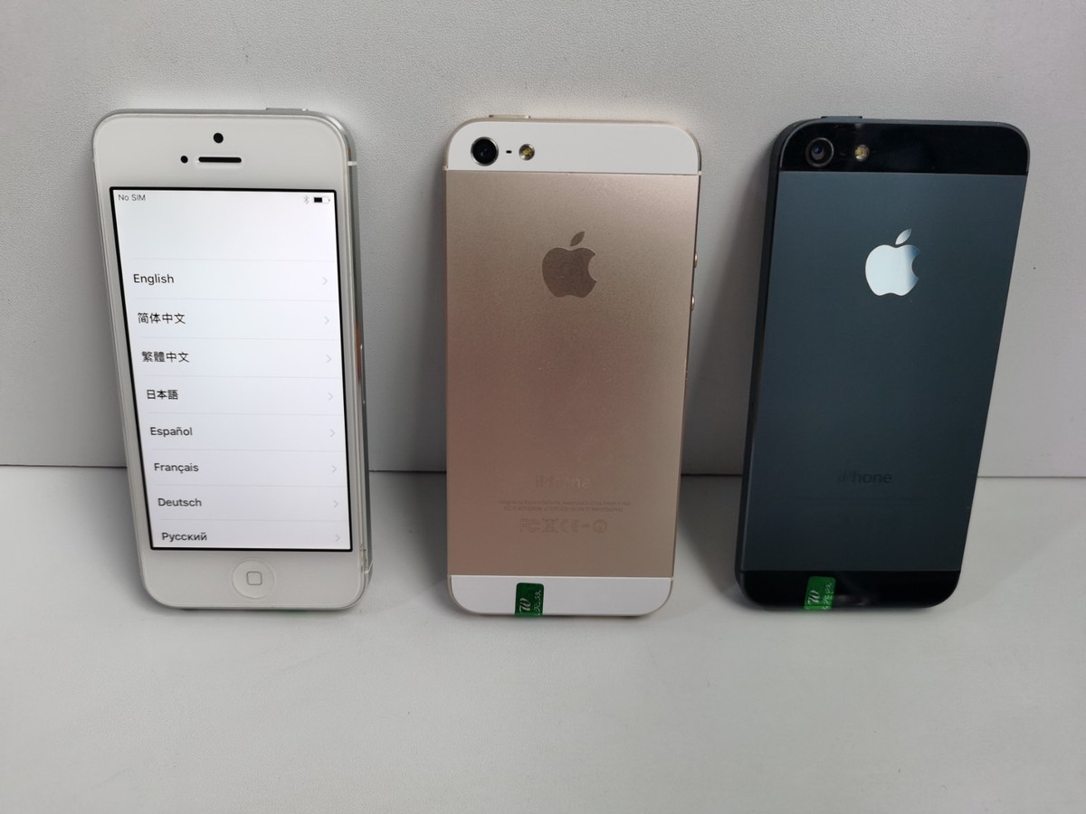 Apple iPhone 5 - Unlocked 16 GB 32 GB - Black Silver Gold iOS 10