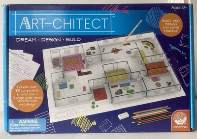 NEW Art-Chitect Home Model Building for Kids 3D Architectural Design Kit