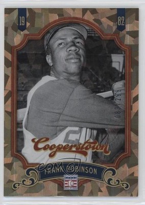 2012 Panini Cooperstown Crystal Collection 83/299 Frank Robinson #81 HOF ms9