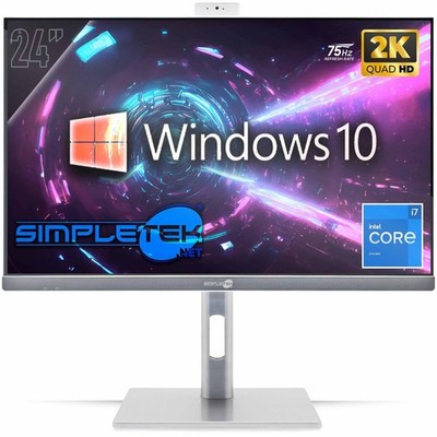All In One 24'' 2K 75Hz I7 6Th Gen Win 10 Ram 64Gb Ssd 4Tb Gpu Gtx1660 6Gb Gaming