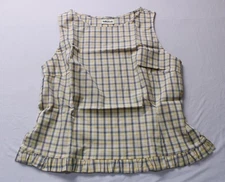 Radio Dolls Women's Sleeveless Flow Ruffle Tank Top EJ3 Yellow See Description