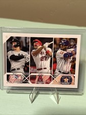 2023 Topps Series 1 - League Leader Mike Trout, Aaron Judge, Yordan Alvarez #246