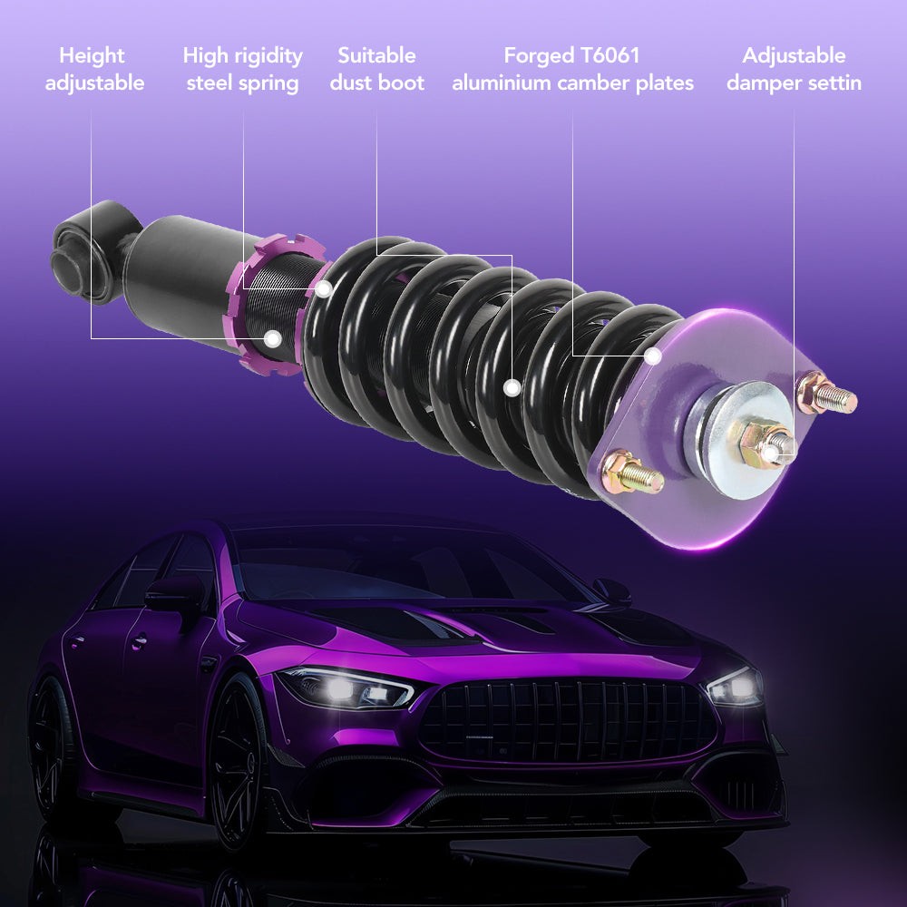 Front & Rear Coilovers Springs Kit For Nissan 300ZX 1990-1996 Z32