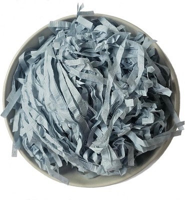 Antique Blue Shredded Tissue Paper Shred Box Filler Dusty Blue Hamper  Box