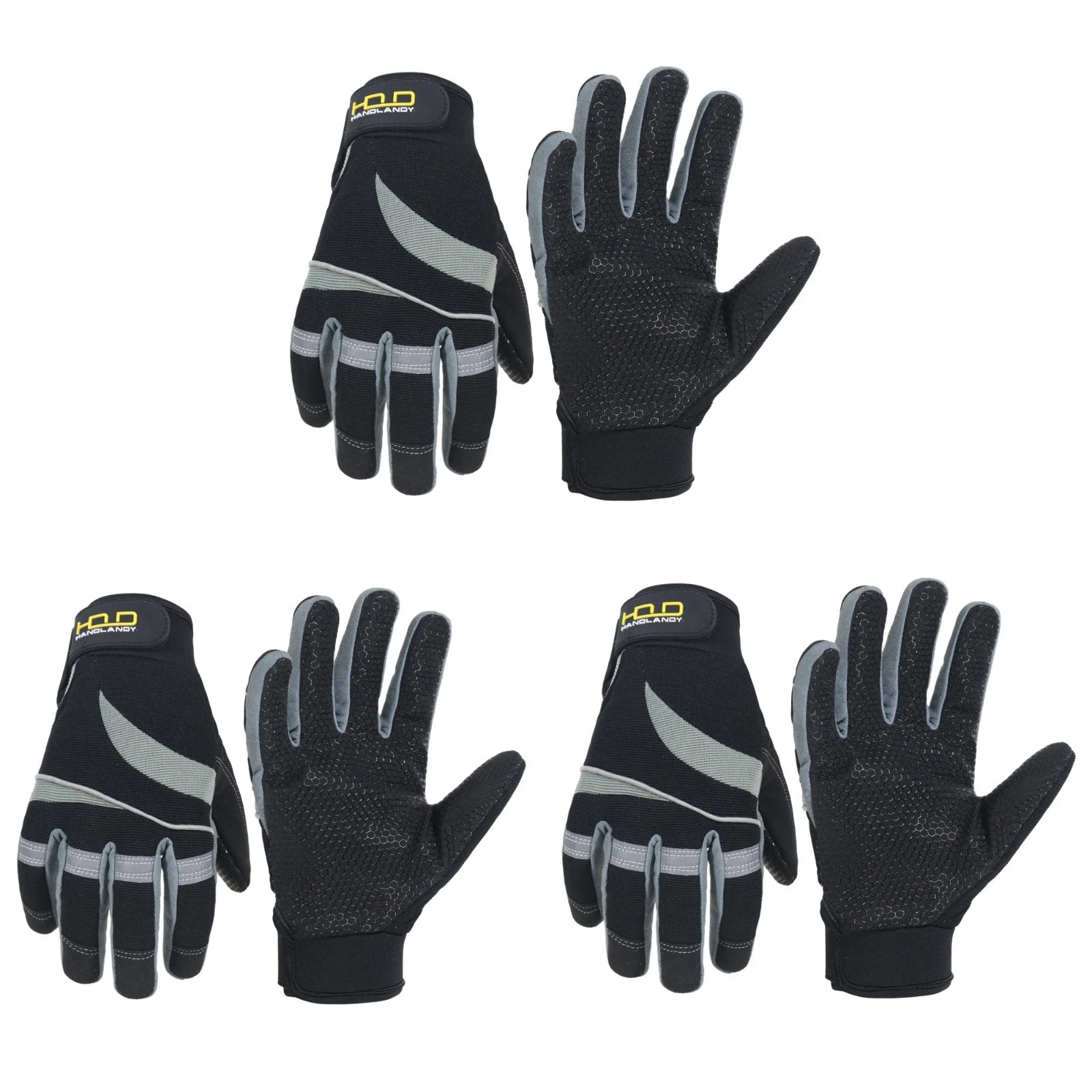 HANDLANDY 3 Pairs Winter Gloves with Grip for Men Women
Opens in a new window or tab