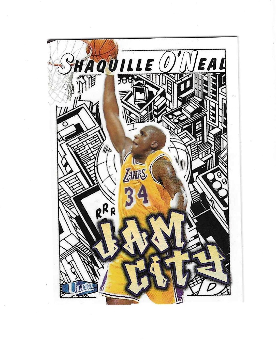 Shaquille O'Neal 1997-98 Fleer Ultra Jam City Card # 8JC