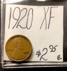 1920 Lincoln Wheat Cent XF! ENN Coins