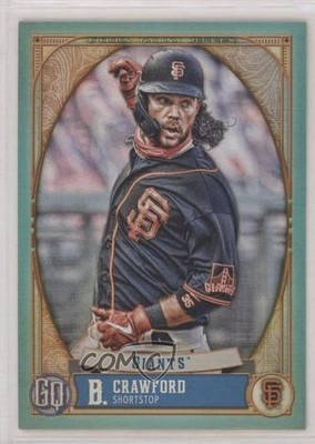 2021 Topps Gypsy Queen Turquoise 60/199 Brandon Crawford #38 1b8