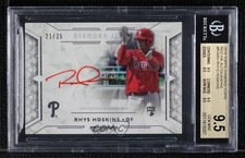 2018 Topps Diamond Icons Red Ink 21/25 Rhys Hoskins BGS 9.5 GEM MINT Auto uk2