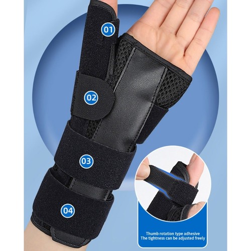 Wrist Brace with Thumb Spica Splints Adjustable Wrist Support Thumb Splints Gift - Picture 3 of 8