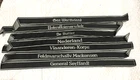 German Army  WW2 Bevo Cuff titles x 7  For uniform Tunic sleeve