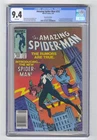 Amazing Spider-Man #252 CGC 9.4 Comic 1984 Newsstand 1st Symbiote Black Suit
