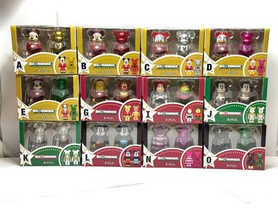 Disney Bearbrick Special Ornament Lottery Pair Box 12pcs Set BE@RBRICK
